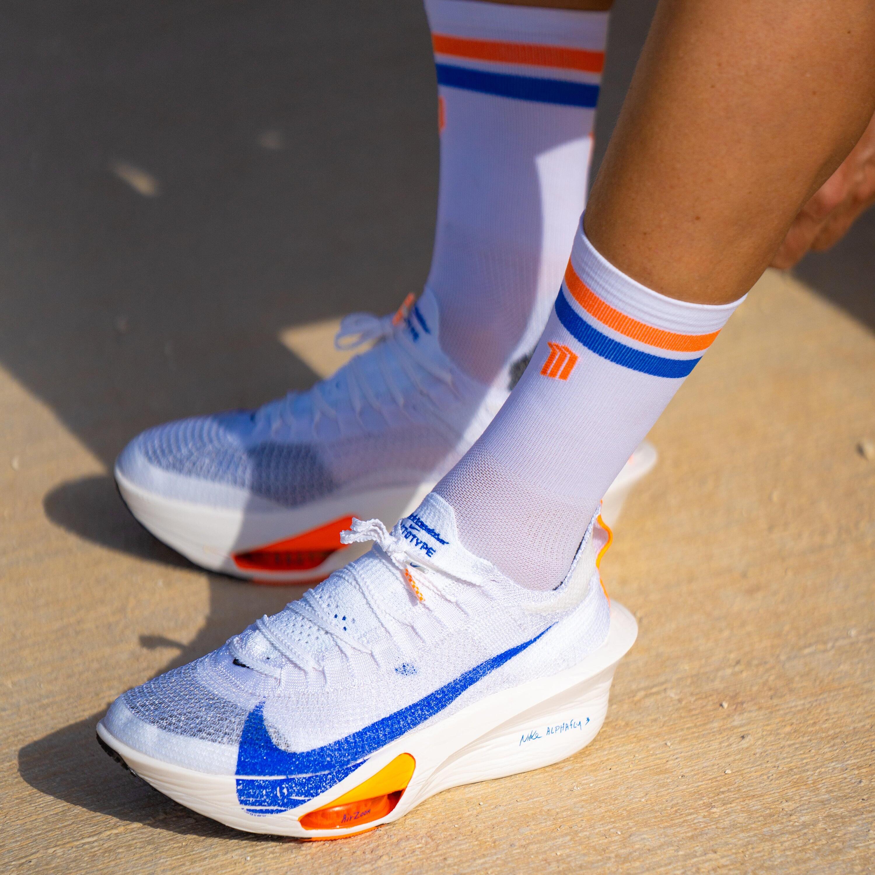 PRO ORANGE - CHAUSSETTES DE COURSE ULTRALÉGÈRES 2/7