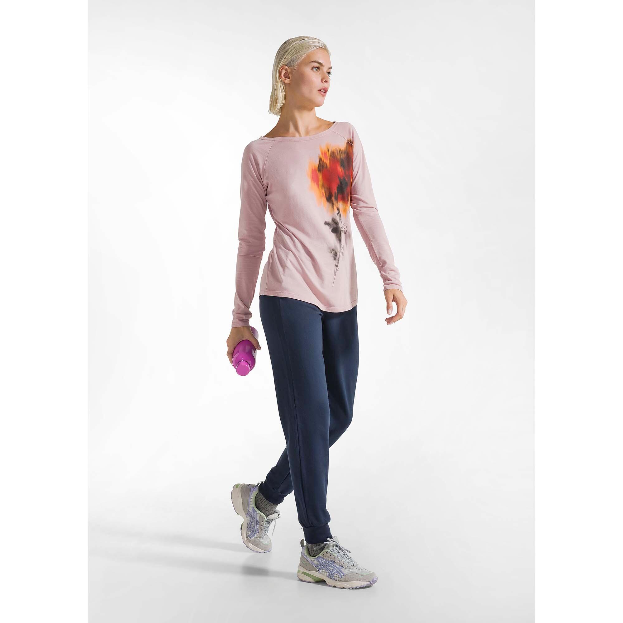 Camiseta Deha Manga Larga Gráfica De Modal Mujer 5/5