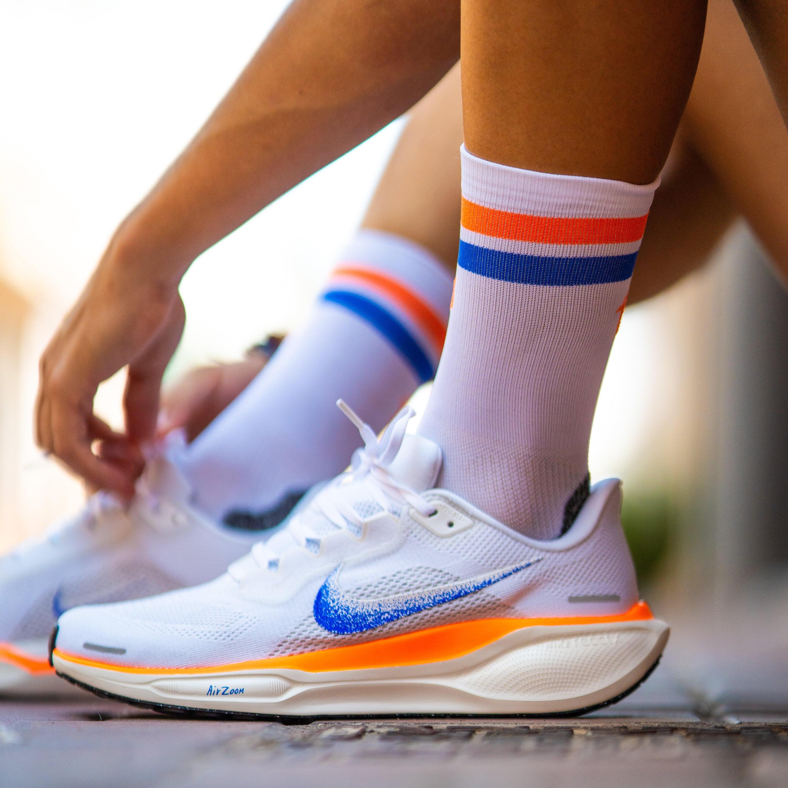 PRO ORANGE - CHAUSSETTES DE COURSE ULTRALÉGÈRES 4/7