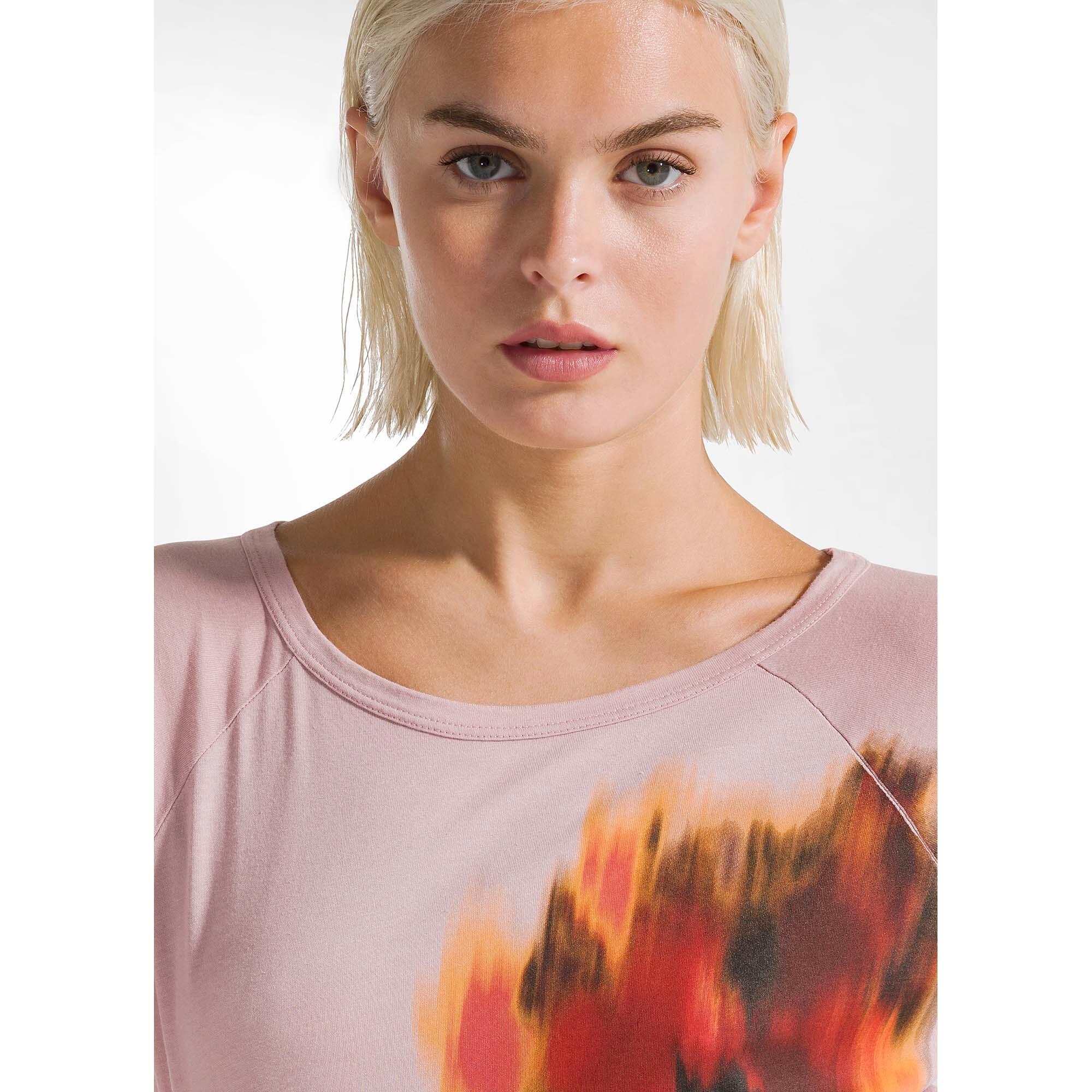 Camiseta Deha Manga Larga Gráfica De Modal Mujer 4/5