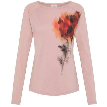 T-Shirt Deha Graphic Modal Long Sleeve Vrouwen
