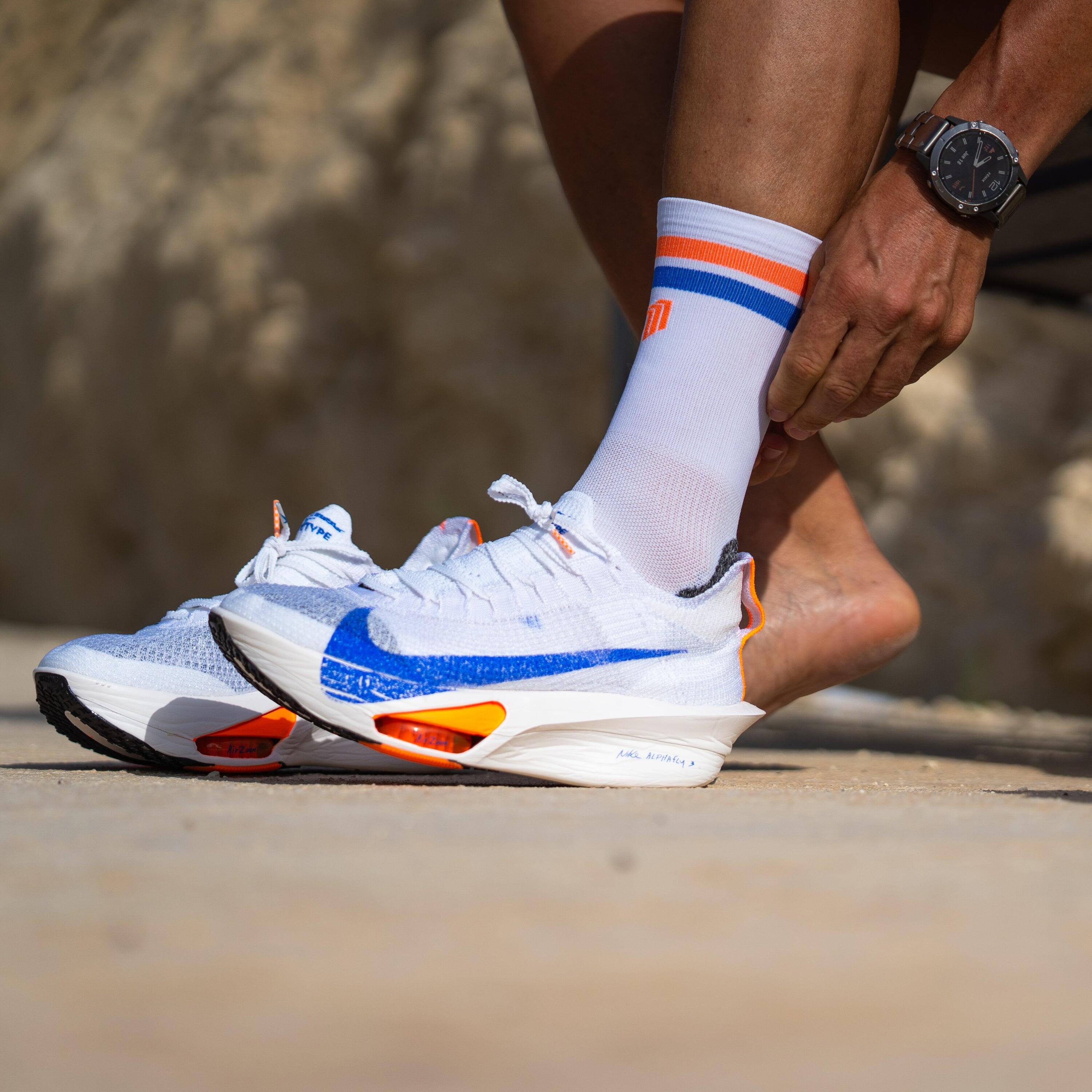 PRO ORANGE - CHAUSSETTES DE COURSE ULTRALÉGÈRES 6/7