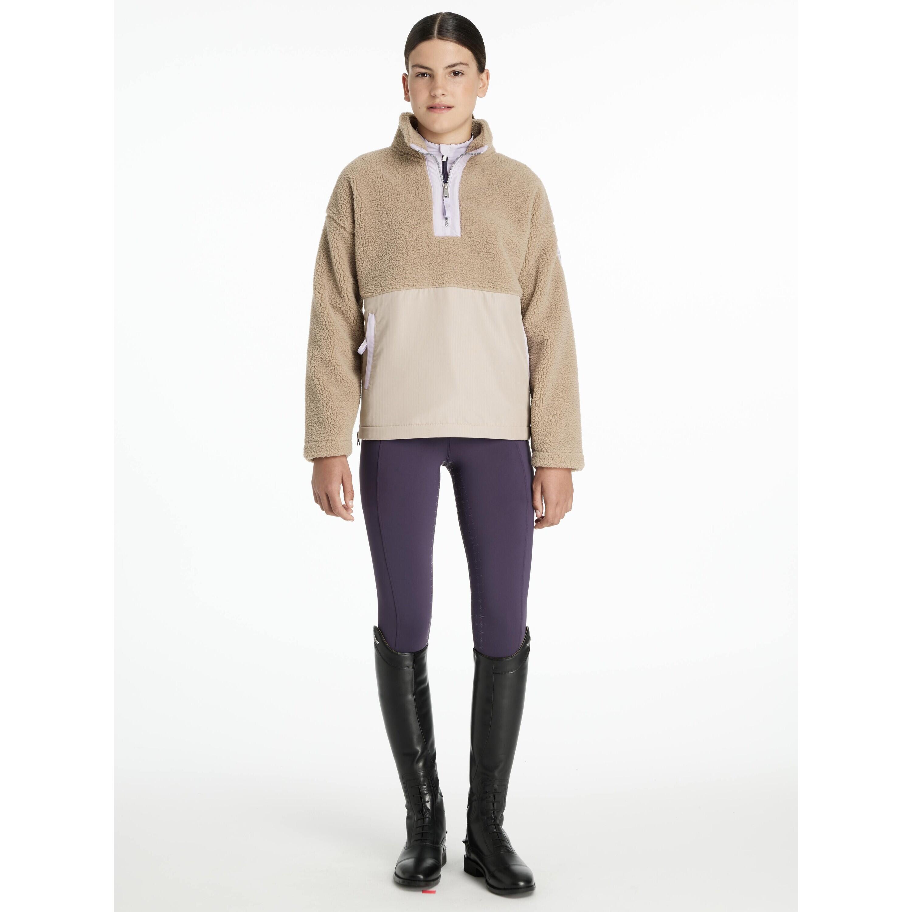 Kinder-Fleecejacke mit Reißverschluss LeMieux Tammy Teddy 2/5