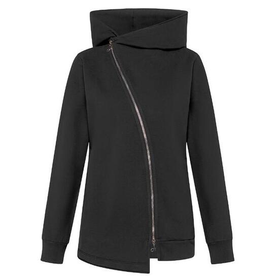 Felpa Deha Organic Cotton Biker Hoodie Donna