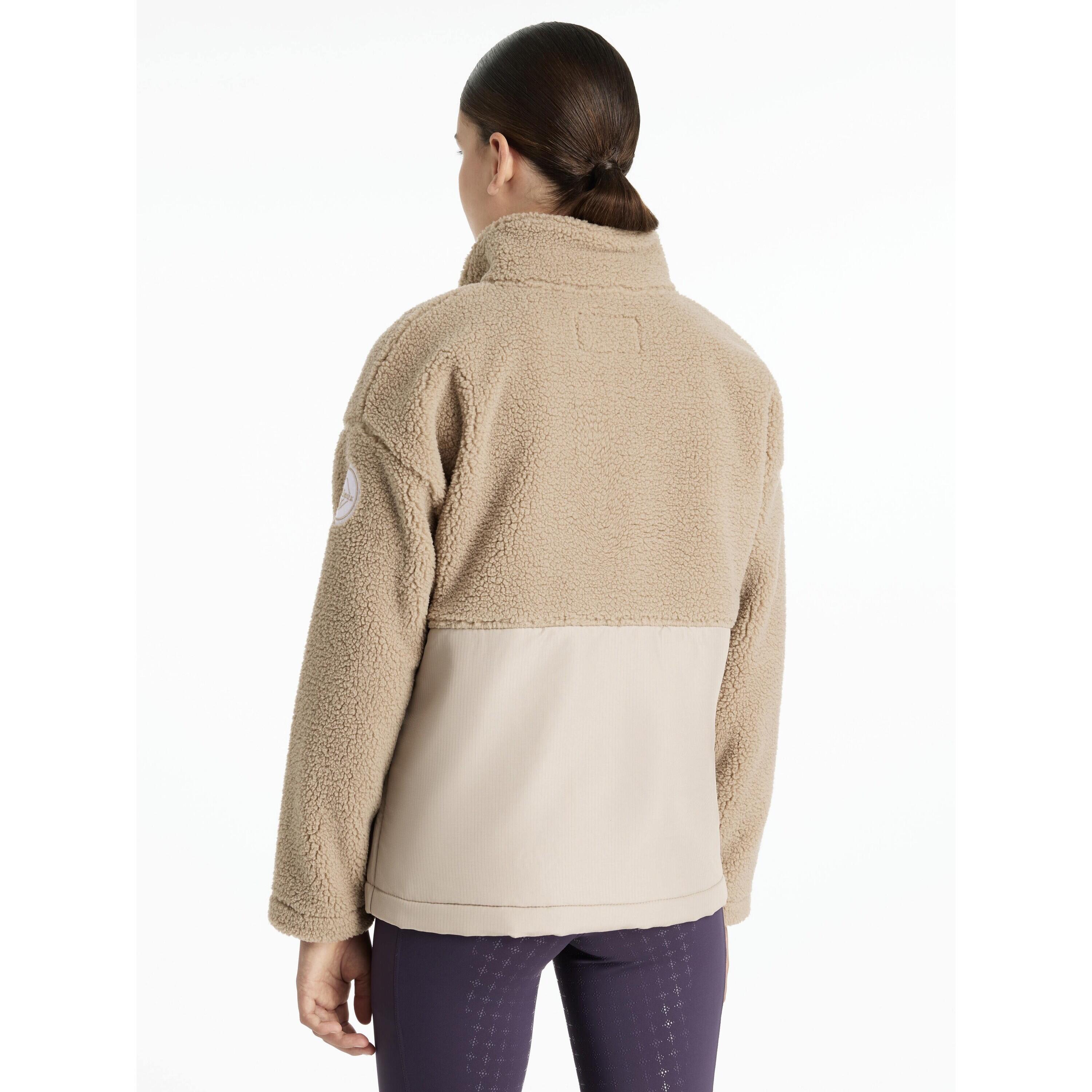 Kinder-Fleecejacke mit Reißverschluss LeMieux Tammy Teddy 4/5