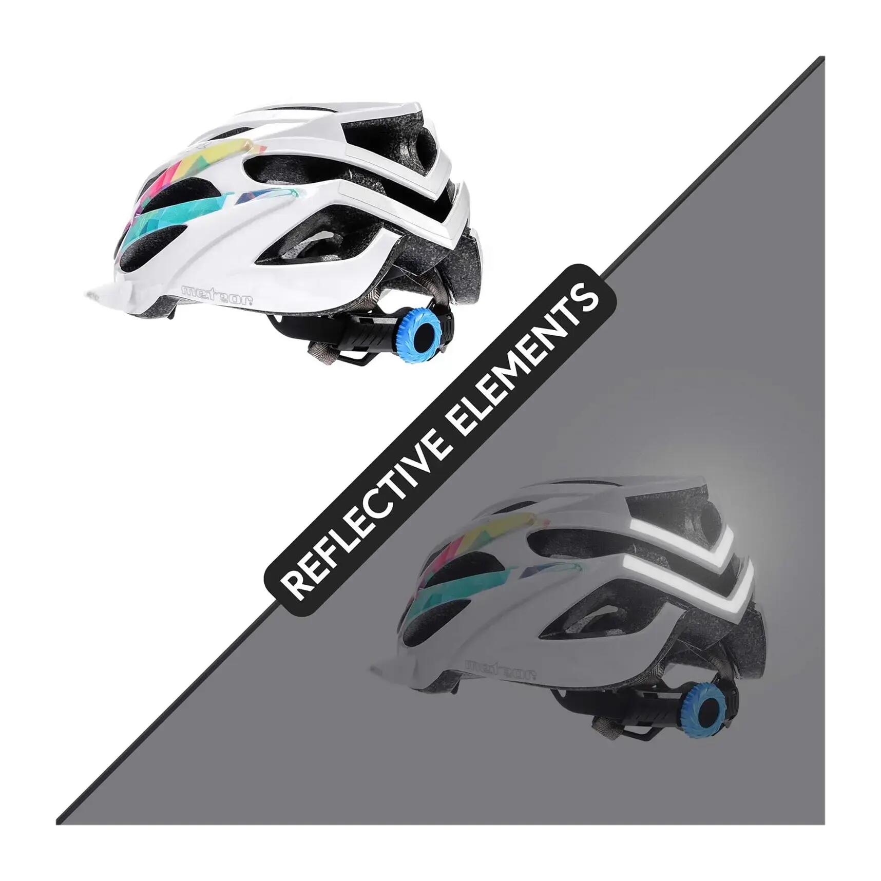 Casque Meteor Shimmer M 55-58 cm blanc 4/7