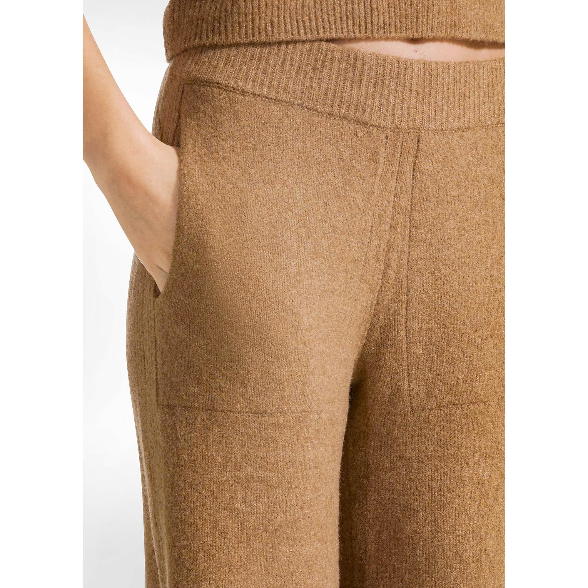 Pantalones Deha Pantalones De Punto Lounge De Perna Ancha Mujer 5/5