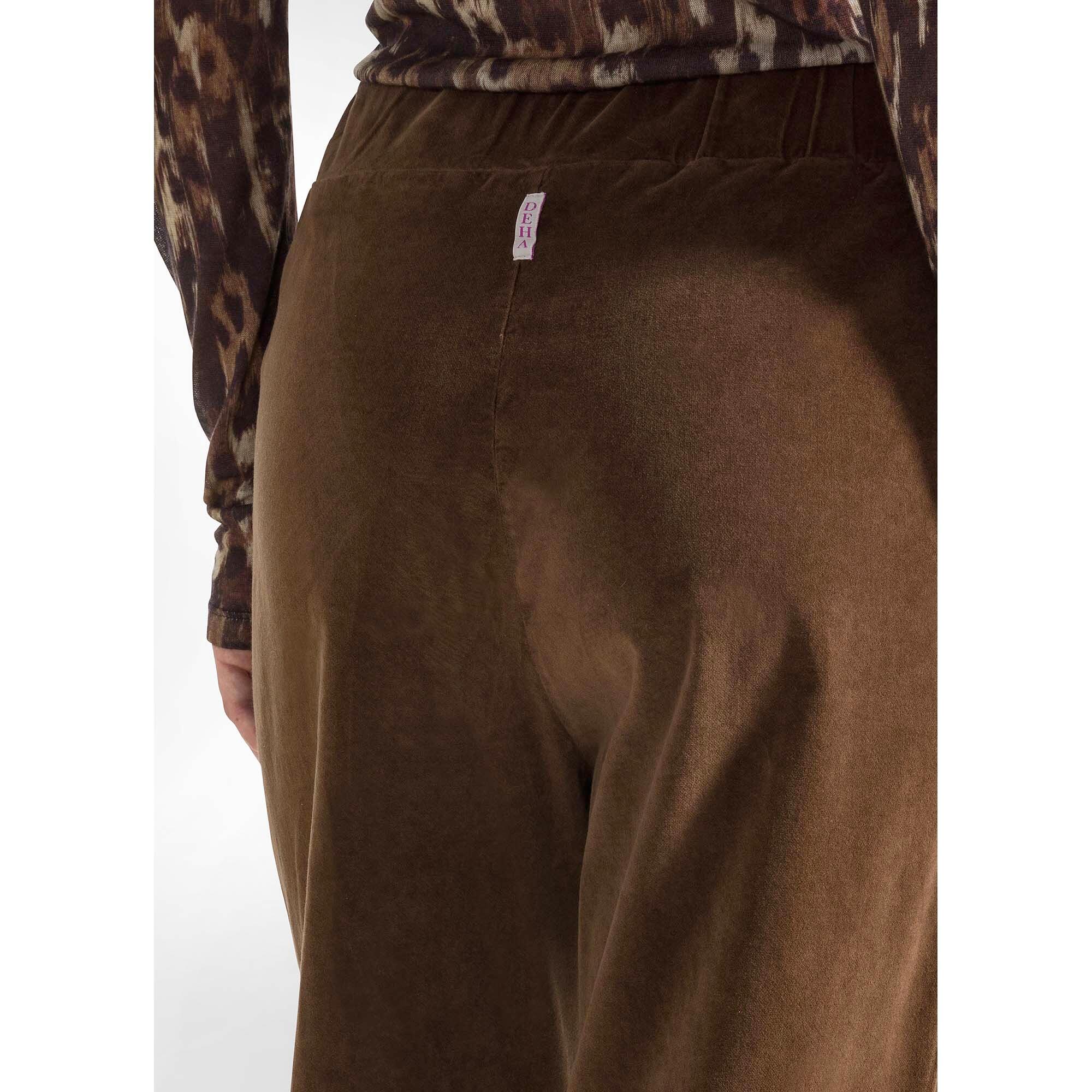 Pantalones Deha Pantalones Rectos De Velvet Elástico Mujer 5/5