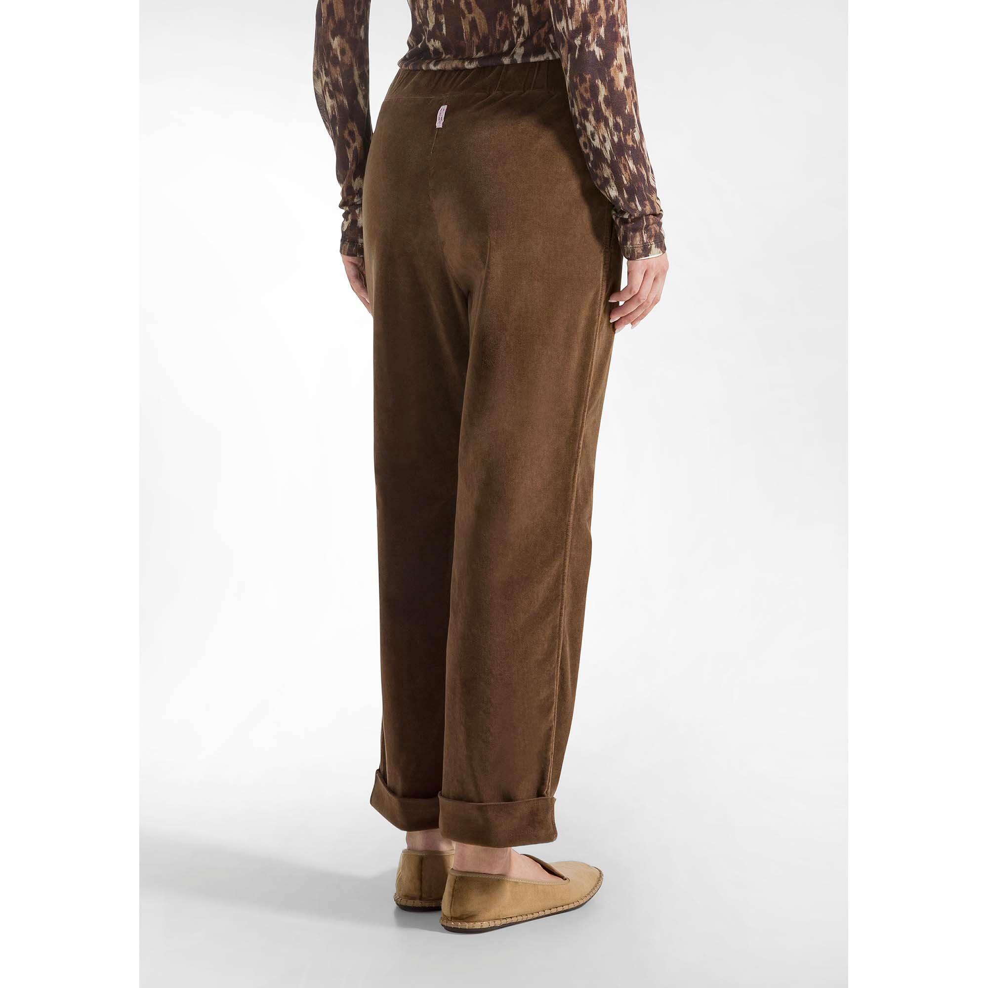 Pantalones Deha Pantalones Rectos De Velvet Elástico Mujer 4/5