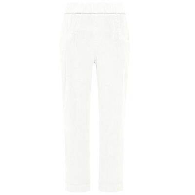 Pantaloni Deha Corduroy Pleated Pants Donna