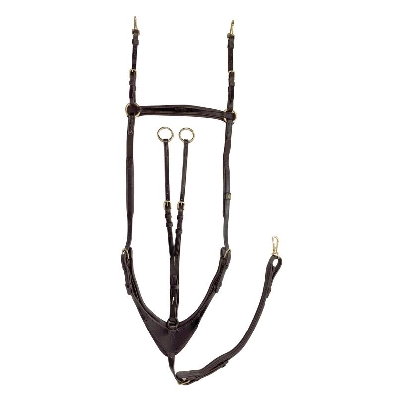 Hunting collar for horse with elastic Kavalkade Robin