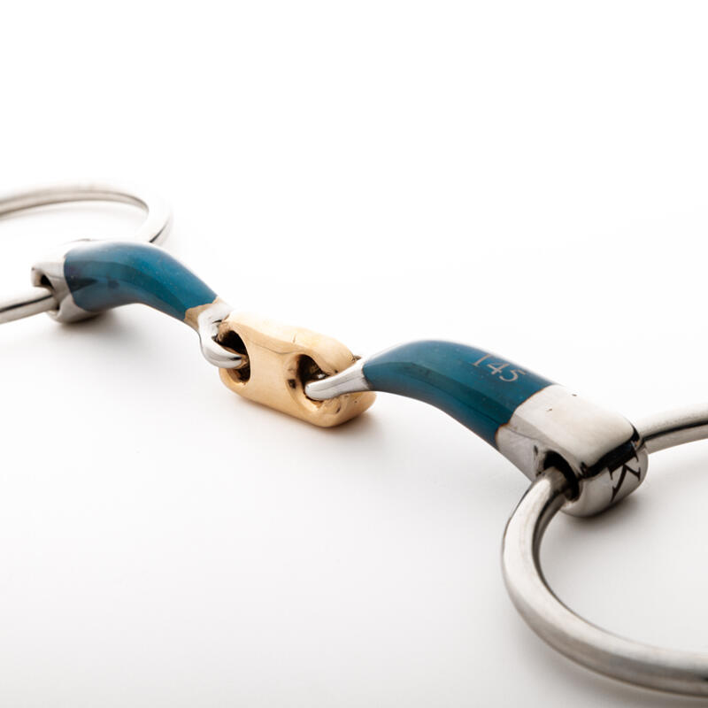 Morso a 2 anelli per cavalli con doppia rottura Kavalkade Bradoon Ergonomic 3/3