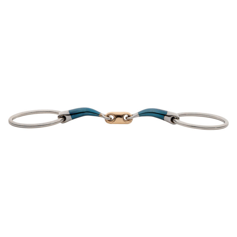 Morso a 2 anelli per cavalli con doppia rottura Kavalkade Bradoon Ergonomic 2/3