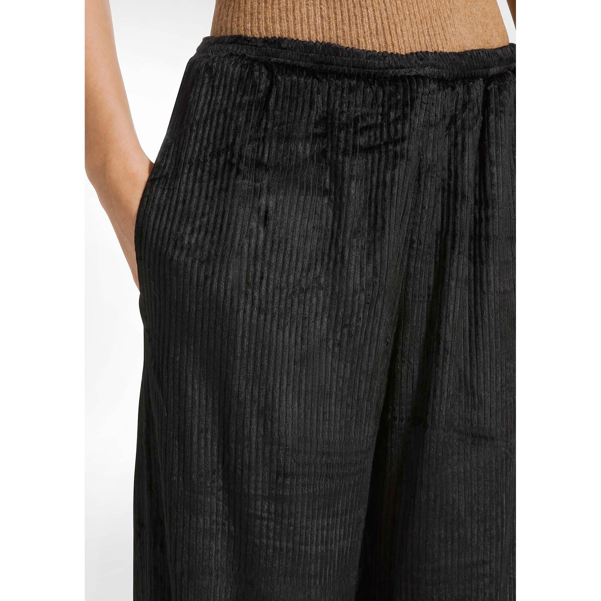 Pantalones Deha Viscose Velvet Palazzo Pants Mujer 5/5