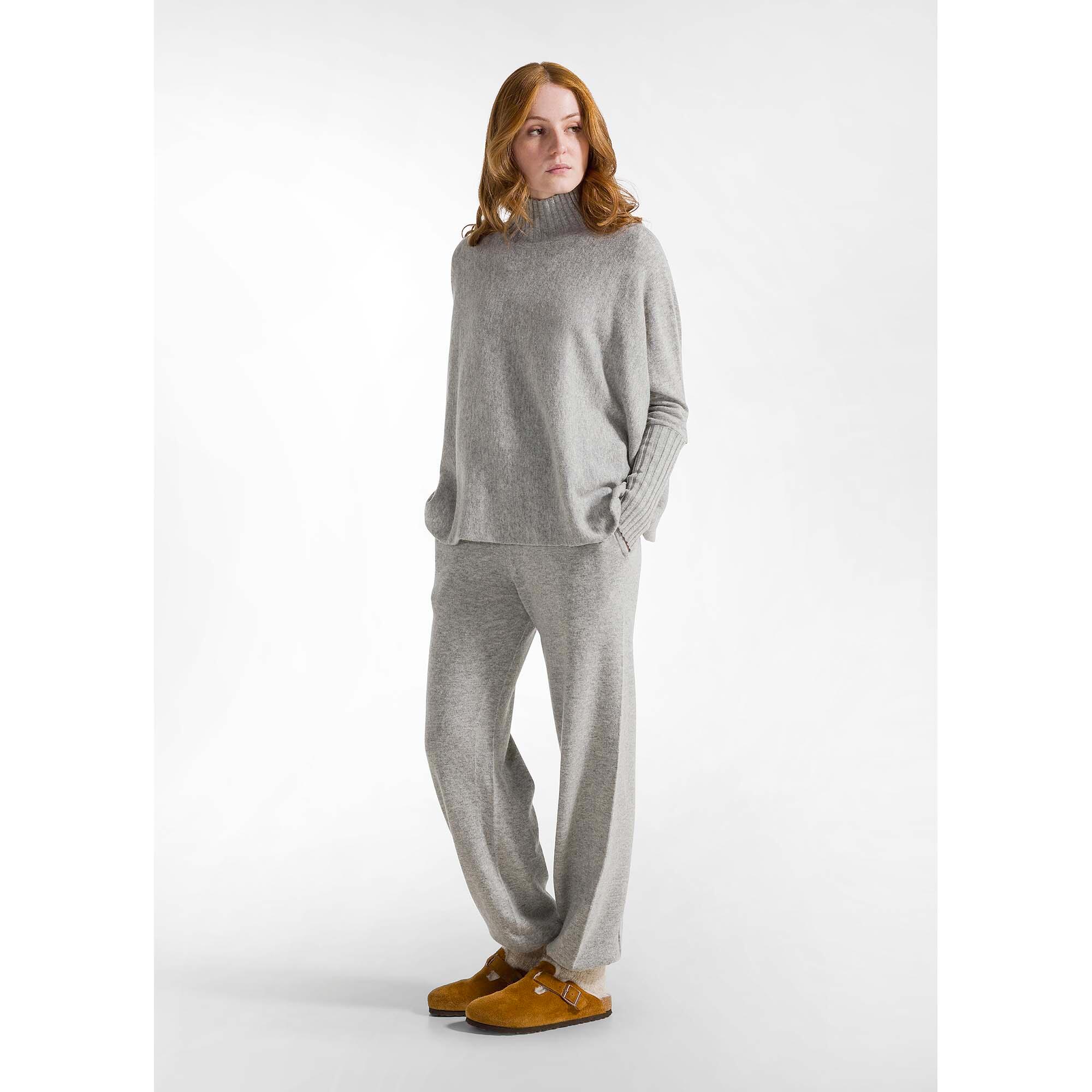 Pantalones Deha Pantalón Jogger De Punto Mezcla De Lana Mujer 2/5
