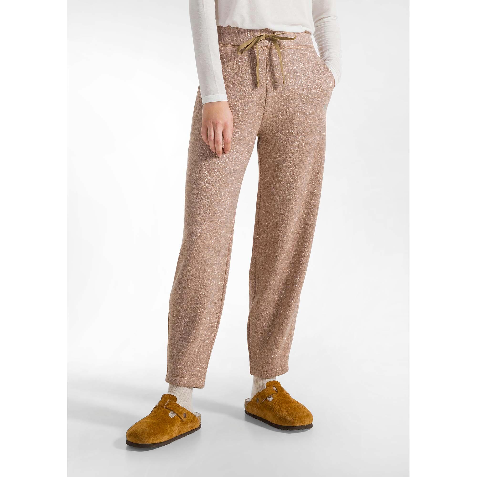 Pantalones Deha Lurex Carrot-Fit Pants Mujer 3/5
