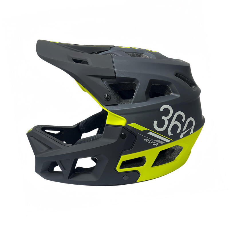 Casca full-face 8498 Integra Sport negru-verde L (59-61 cm)