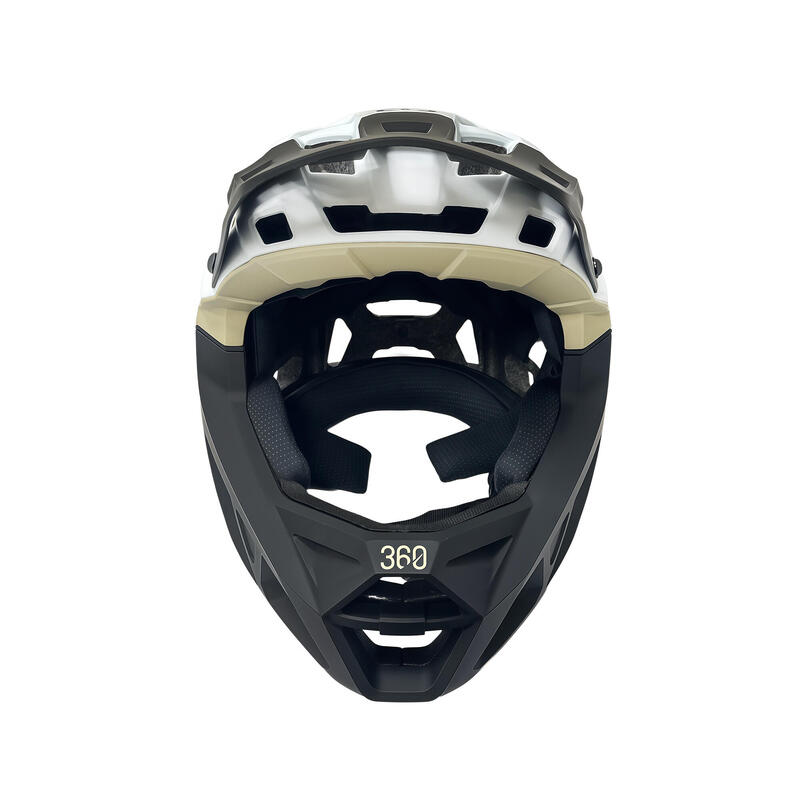 Casca full-face 8498 Integra Sport white - Military Green M (55-58 cm)