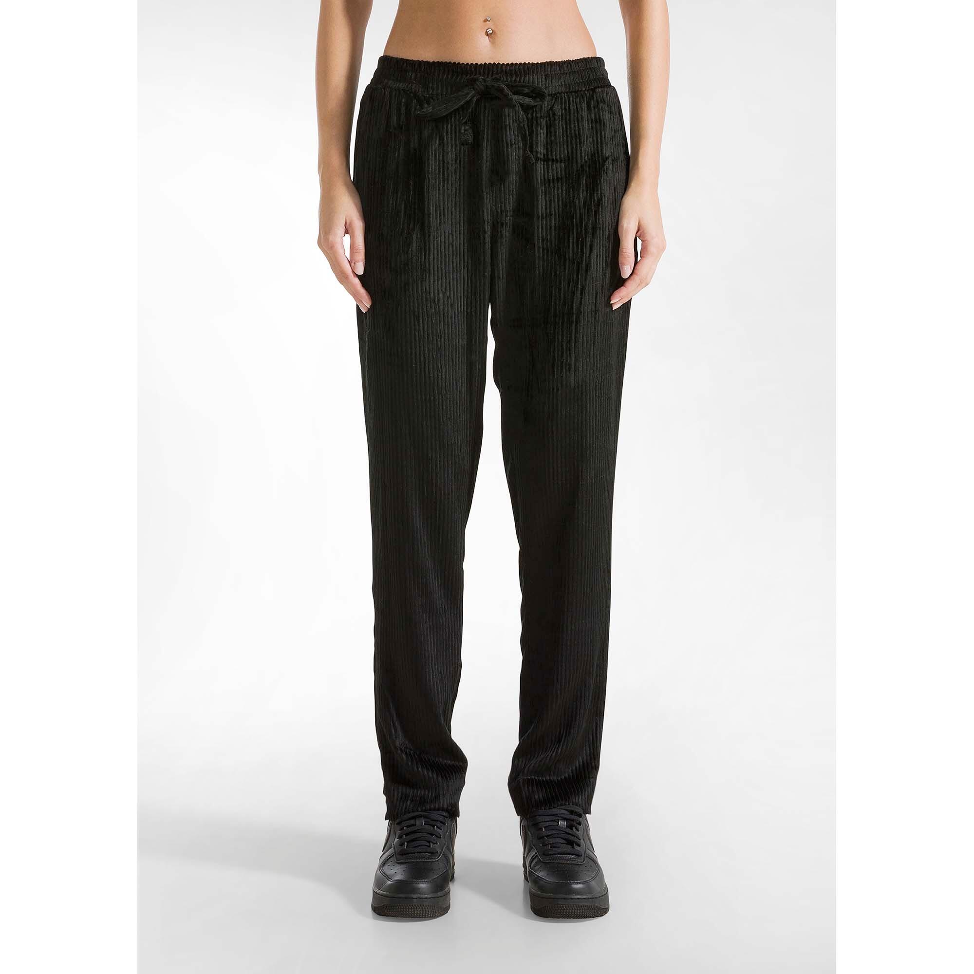 Pantalones Deha Soft Viscose Corduroy Straight Pants Mujer 3/5
