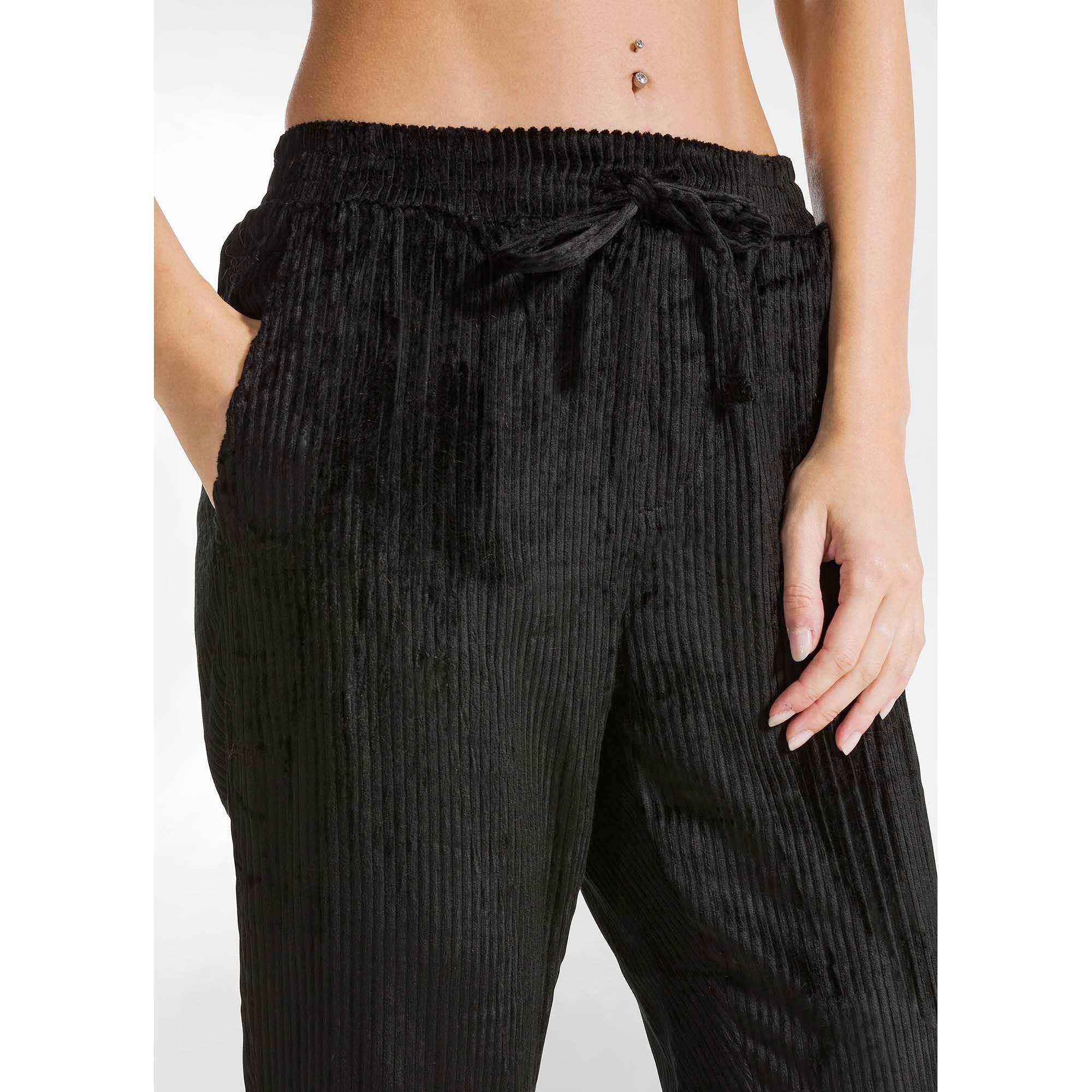 Pantalones Deha Soft Viscose Corduroy Straight Pants Mujer 5/5