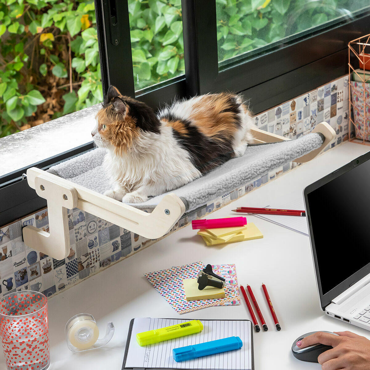 Hängematte für Katzen InnovaGoods Hamacat 2/7