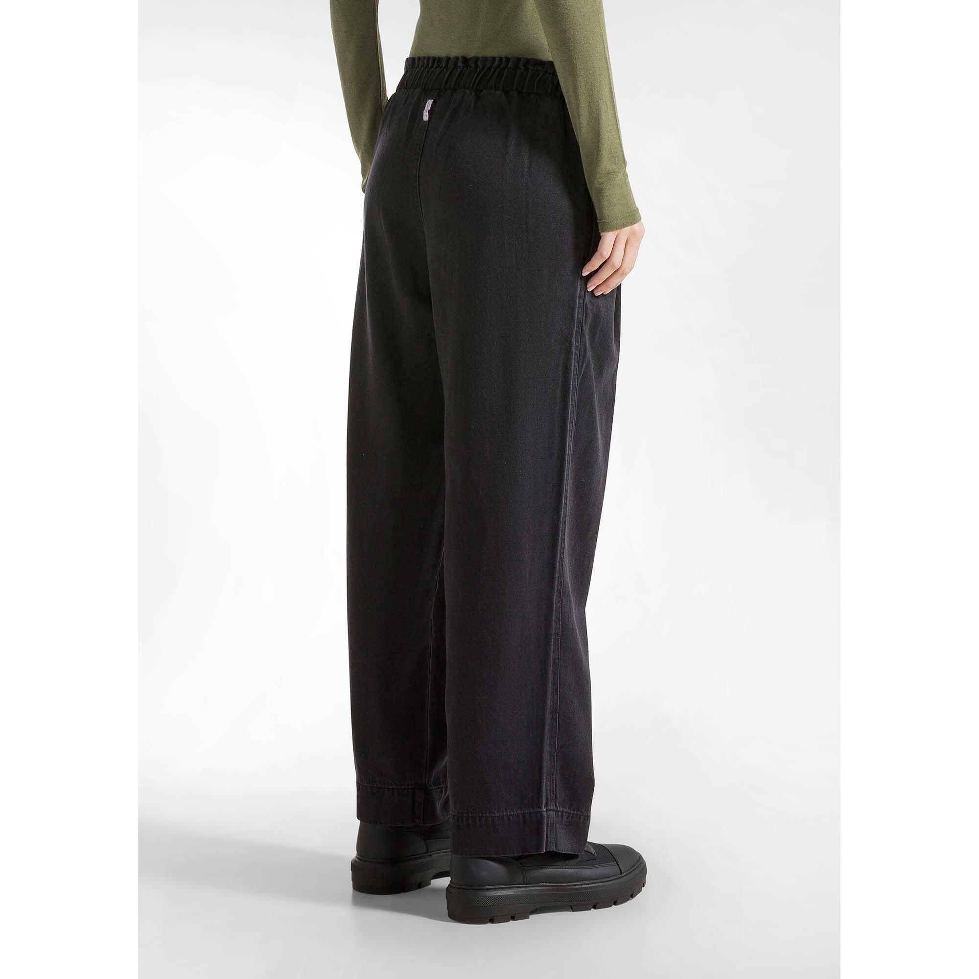 Calças Deha Calças Plissadas Em Denim De Lyocell Mulher 4/5