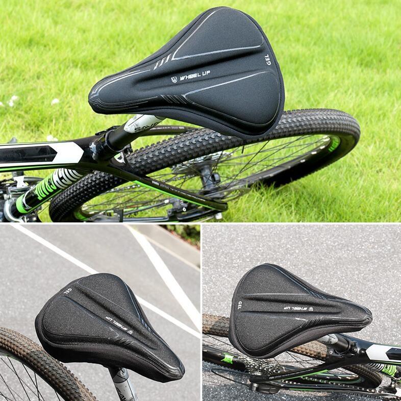 WHEEL UP Housse de selle VTT éponge épaisse large et confortable (Grande) 3/7