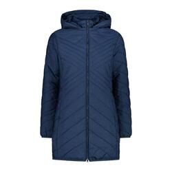 Doudoune à capuche long pressionnée femme CMP