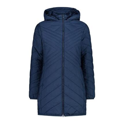 Doudoune à capuche long pressionnée femme CMP