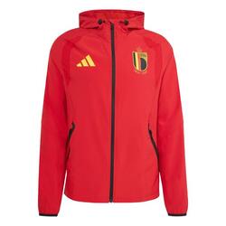 Veste coupe-vent Belgique Tiro Tech à zip sur toute la longueur