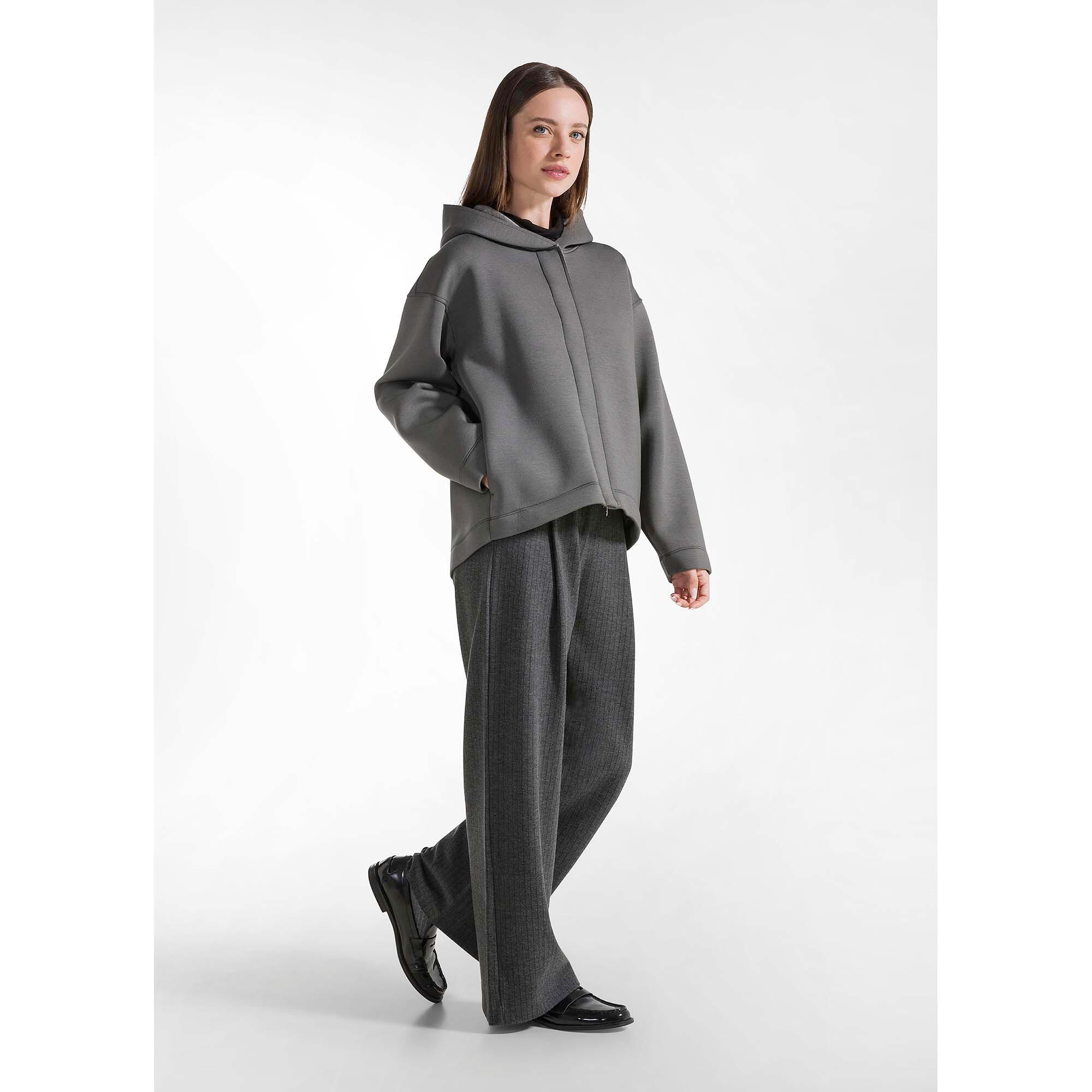 Pantalones Deha Pantalones Palazzo Plisados A Raya Mujer 2/5