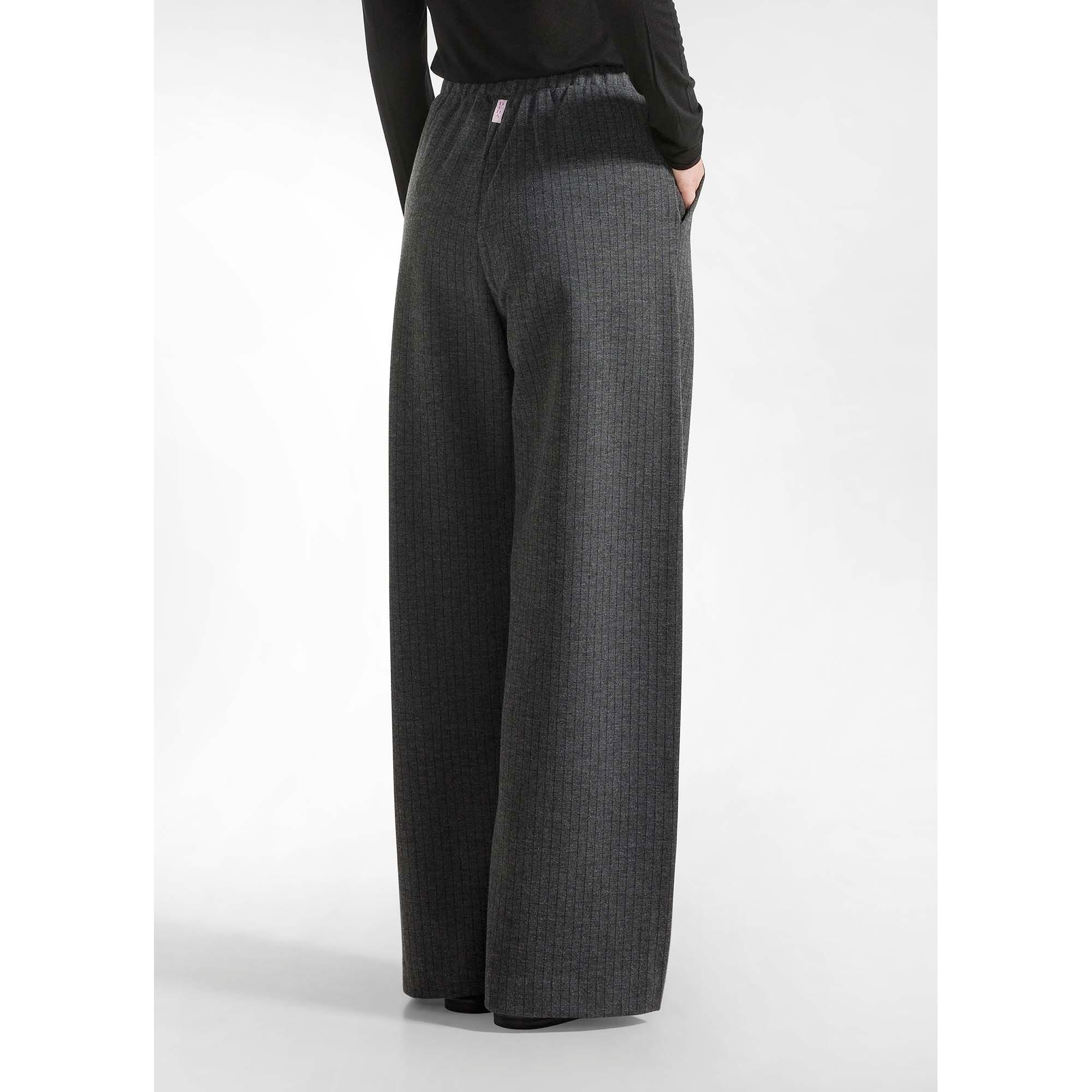 Pantalones Deha Pantalones Palazzo Plisados A Raya Mujer 4/5
