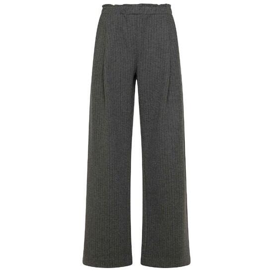 Pantaloni Deha Pinstriped Pleated Palazzo Pants Donna