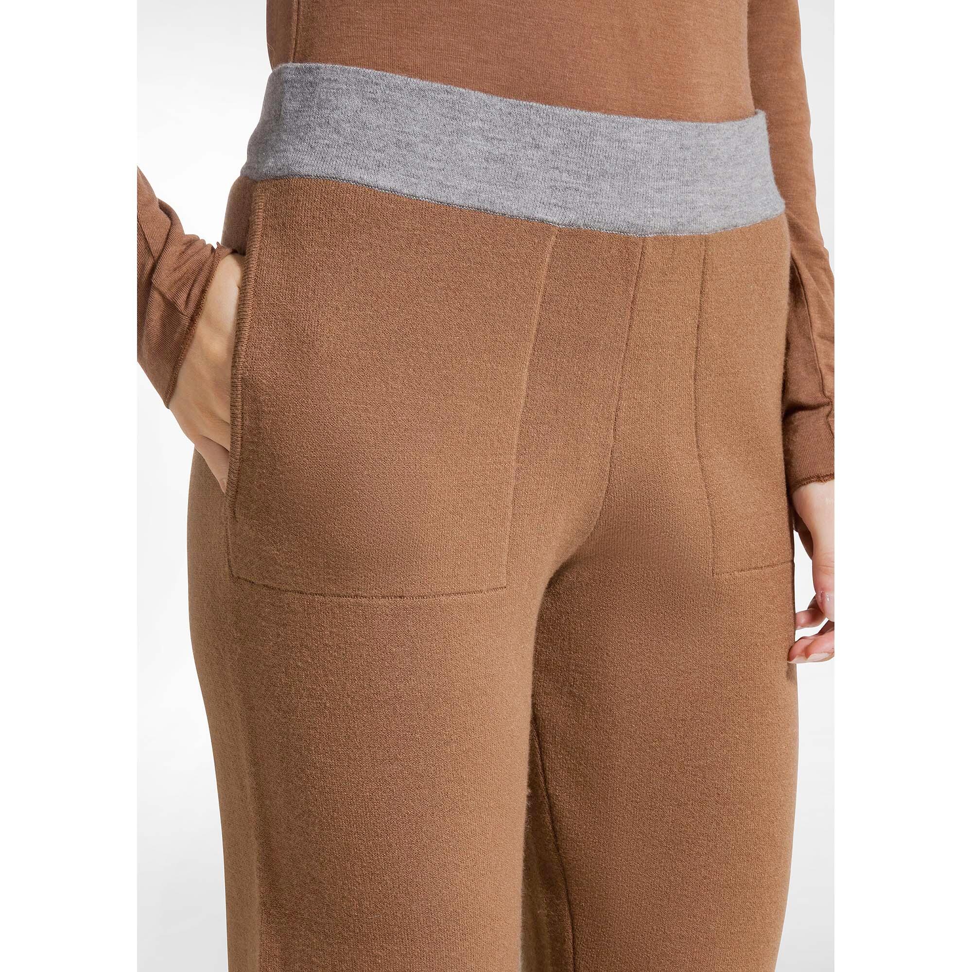 Pantalones Deha Pantalones Rectos Tejidos Bicolor Mujer 5/5