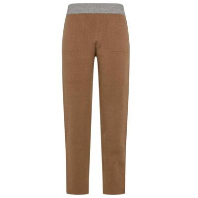 Pantaloni Deha Bi-Color Knitted Straight Pants Donna