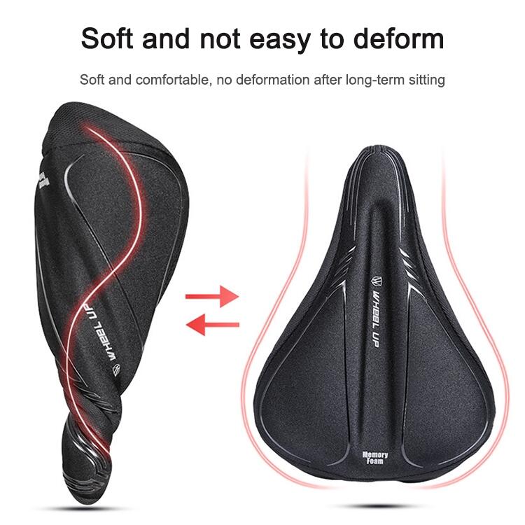WHEEL UP Housse de selle VTT en éponge épaisse et confortable (Taille S) 5/7