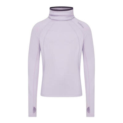 Baselayer paardrijden met hoge kraag en lange mouwen voor meisjes lemieux savann