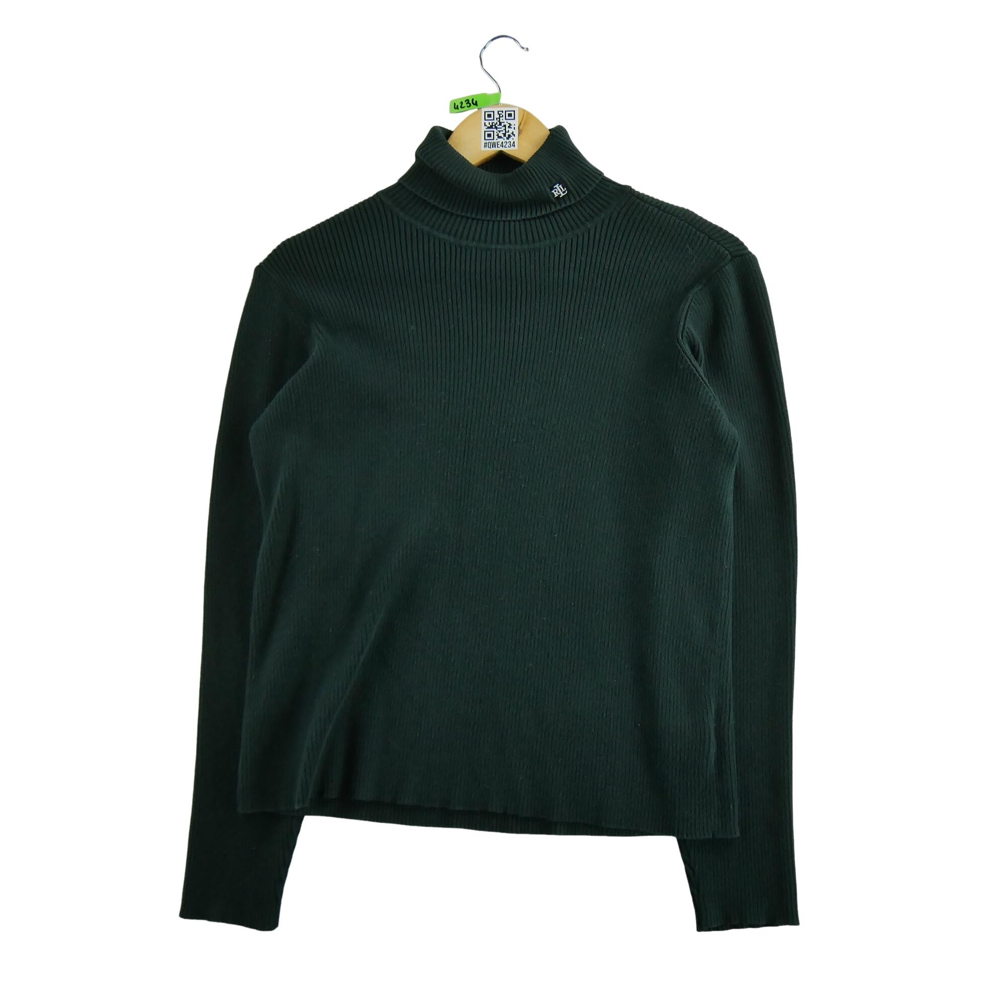 Ralph Lauren - Reconditionné - Pull Femme Col Roulé Noir - Très Bon État - Sweat-shirt - Noir - Decathlon