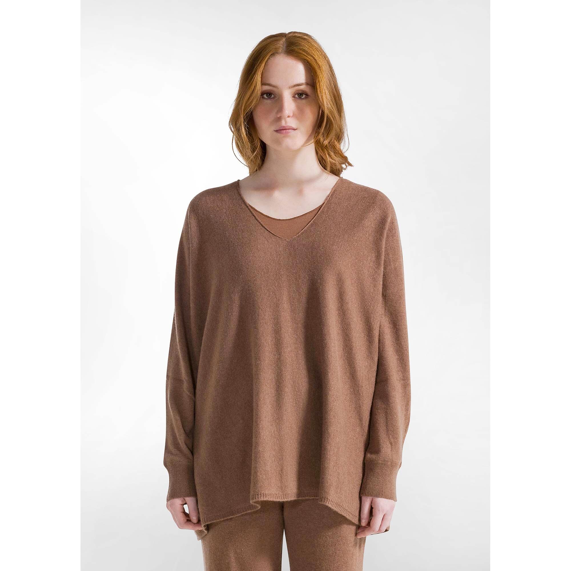 Deha Pull En Mélange De Laine Col V Femme 2/5
