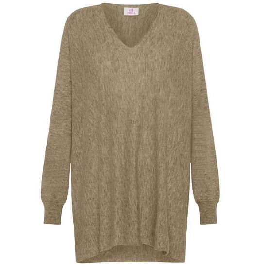 Deha Pull En Mélange De Laine Col V Femme