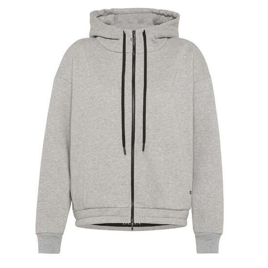 Sweat Deha Black Trims Full Zip Hoodie Femme