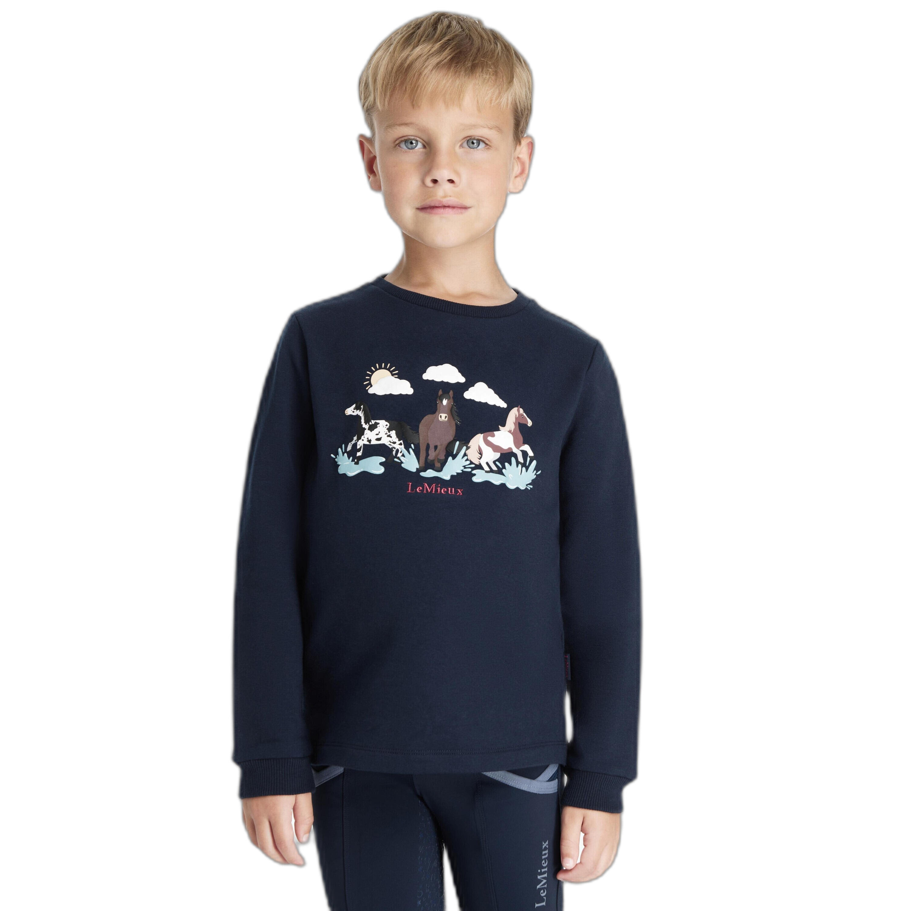 Paardrij-sweatshirt voor kinderen LeMieux Mini Poppy 3/5