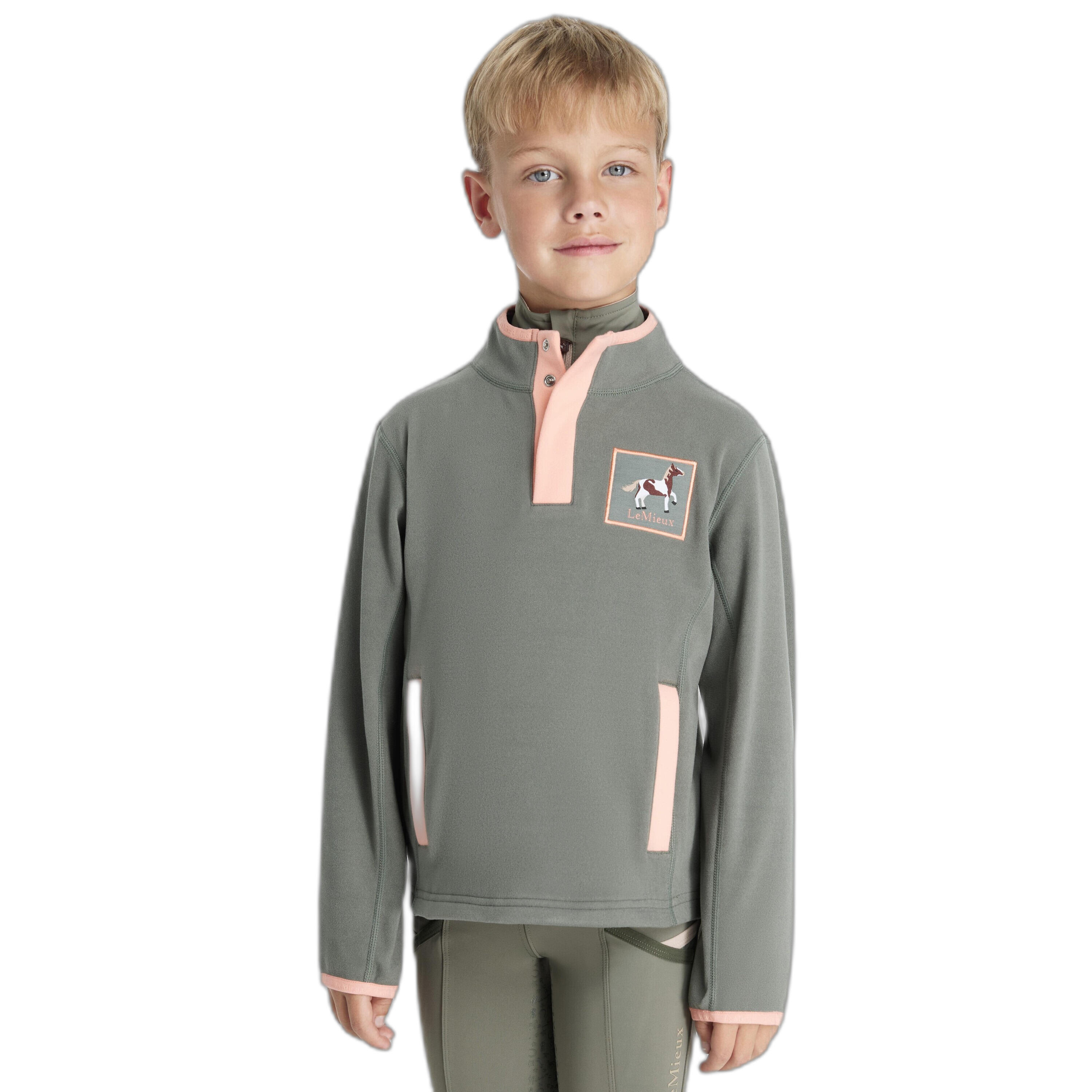 Lemieux Mini Mae Popper Fleece Kids Rozemary - 2/5