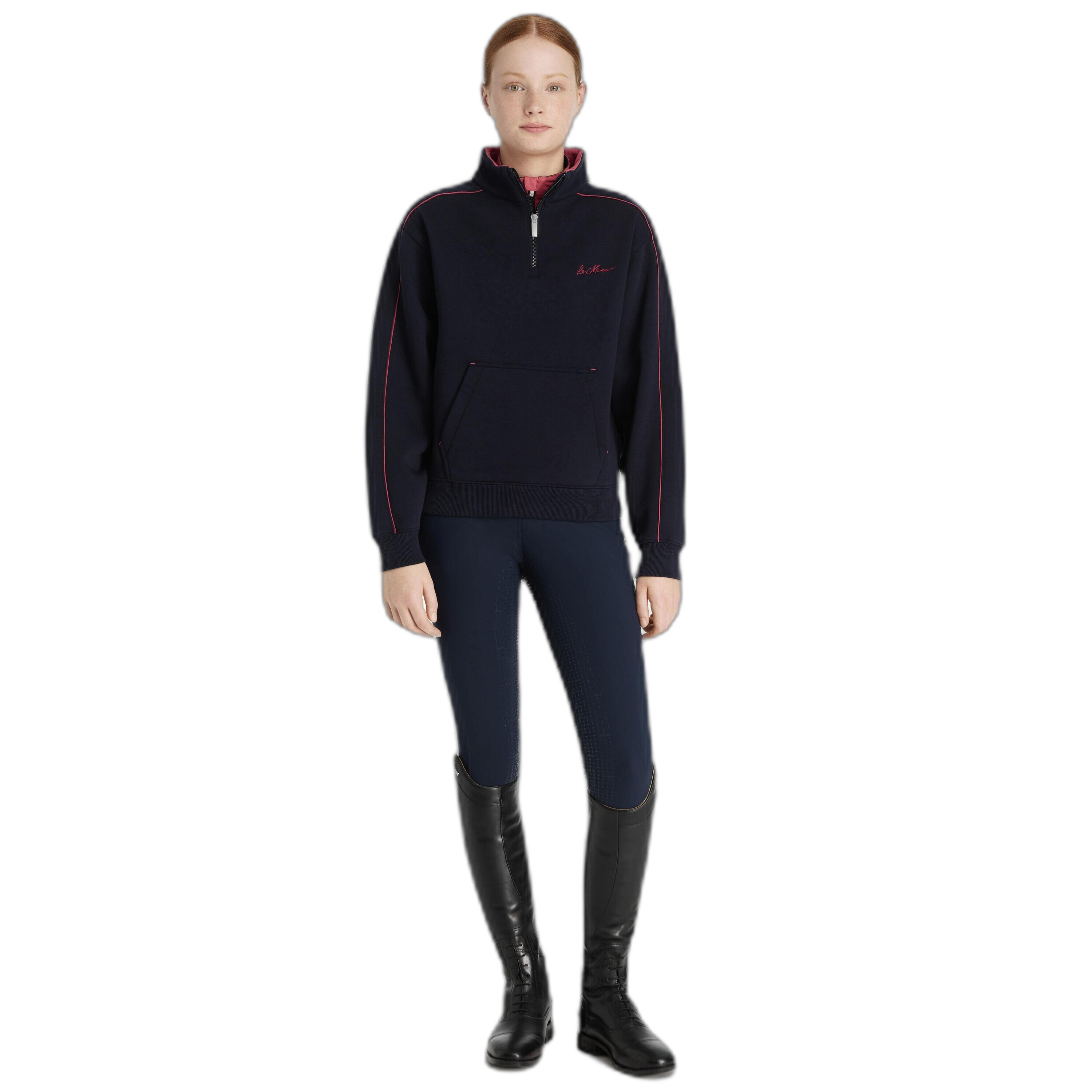 Reit-Sweatshirt mit Reißverschlusskragen, Mädchen LeMieux Kate 3/5