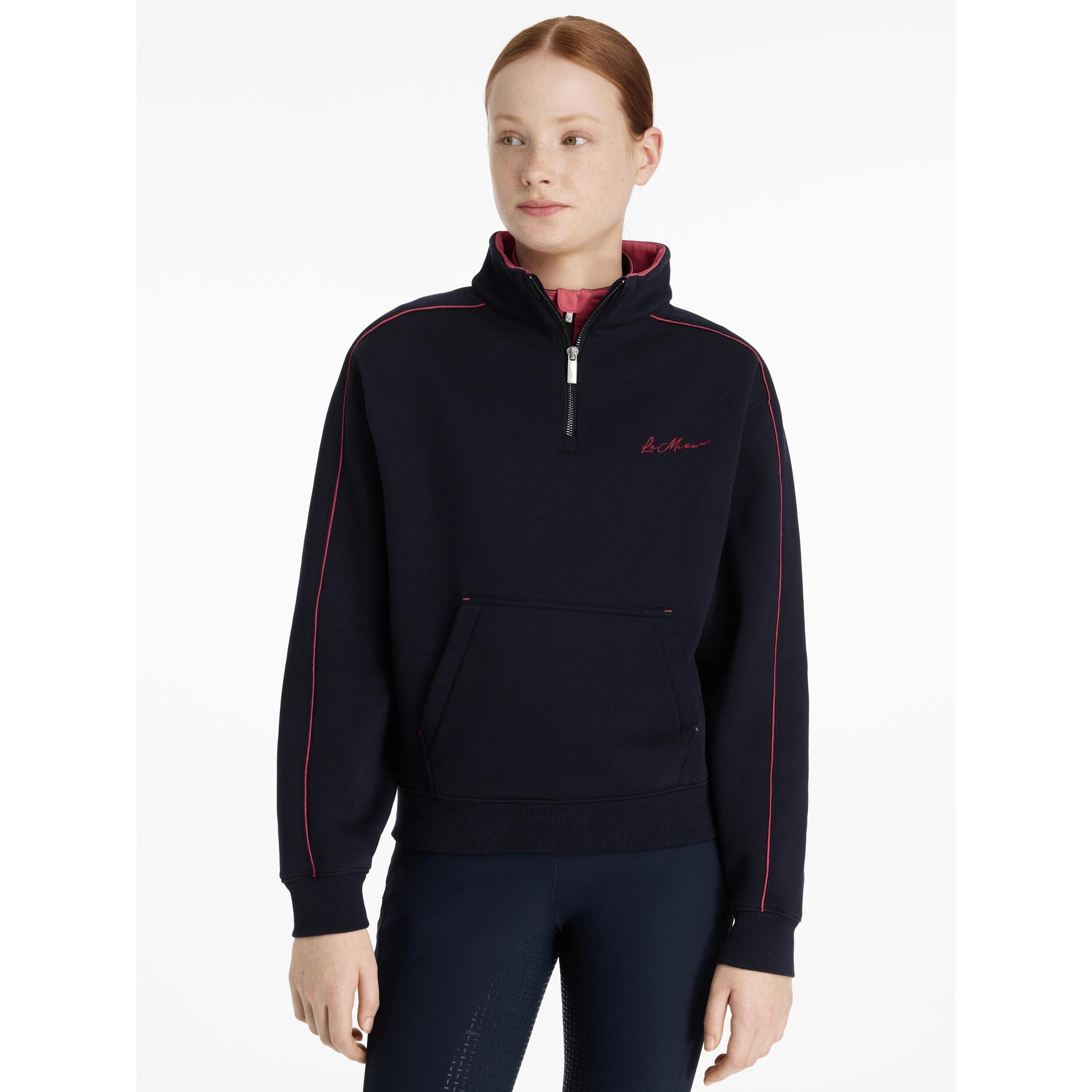 Reit-Sweatshirt mit Reißverschlusskragen, Mädchen LeMieux Kate 2/5