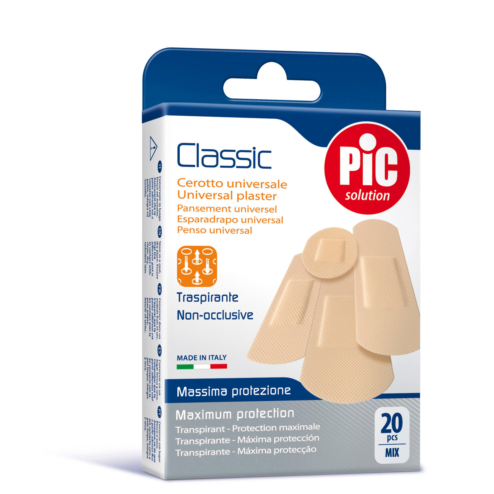 SPORTI FRANCE Scatola da 20 cerotti assortiti Sporti