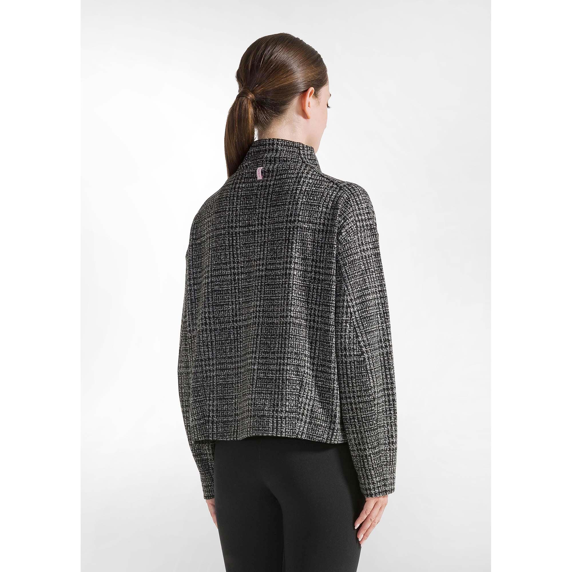 Casaco Deha Check Jacquard Full-Zip Jacket Mulher 3/5