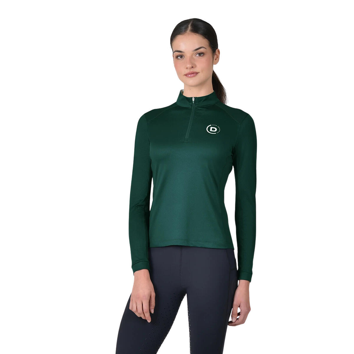 Maillot echitație Kipsta cu mânecă lungă pentru femei