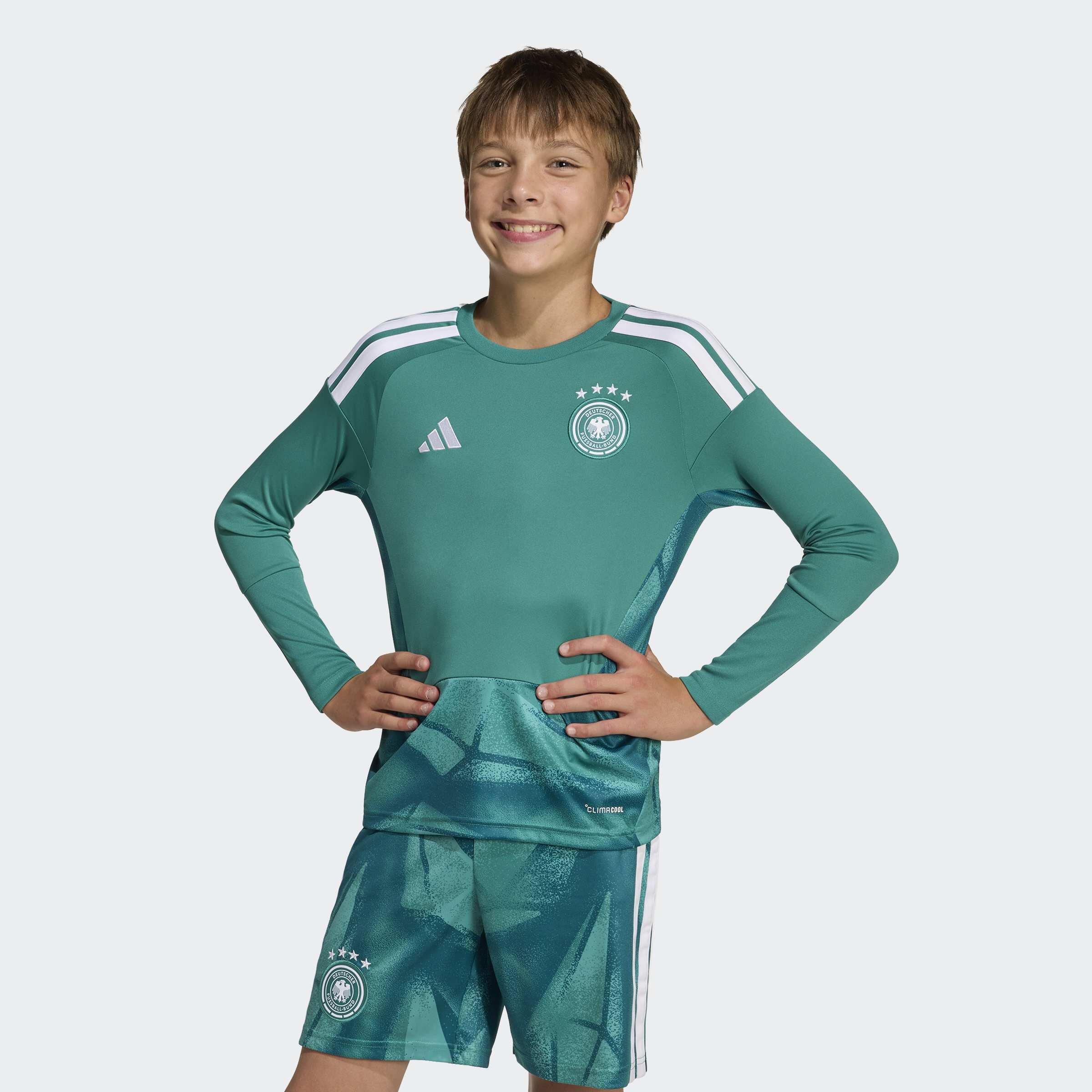ADIDAS Germany 26 Home Goalkeeper Kids Long Sleeve Jersey