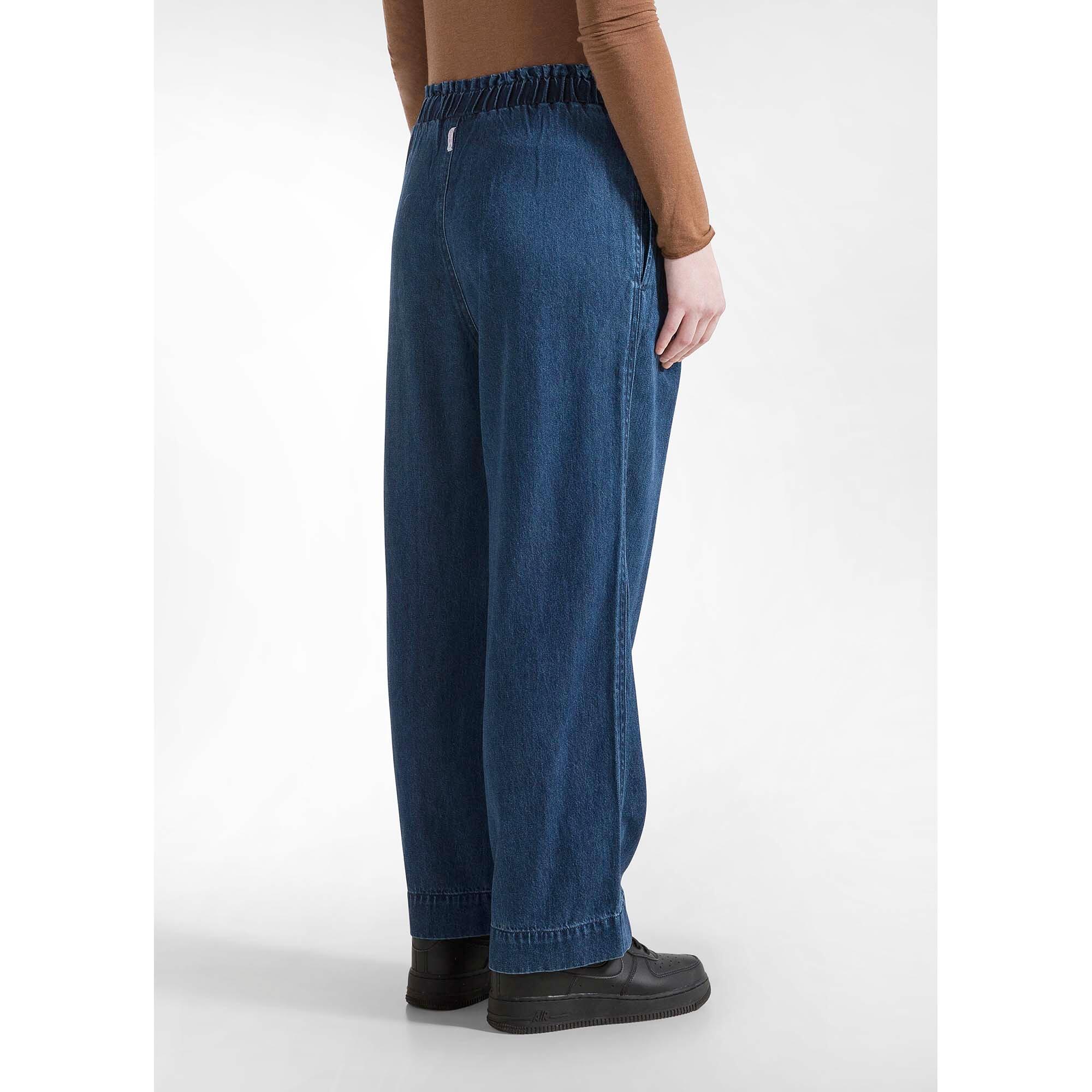 Pantalons Deha Pantalon En Denim Lyocell À Plis Femme 4/5
